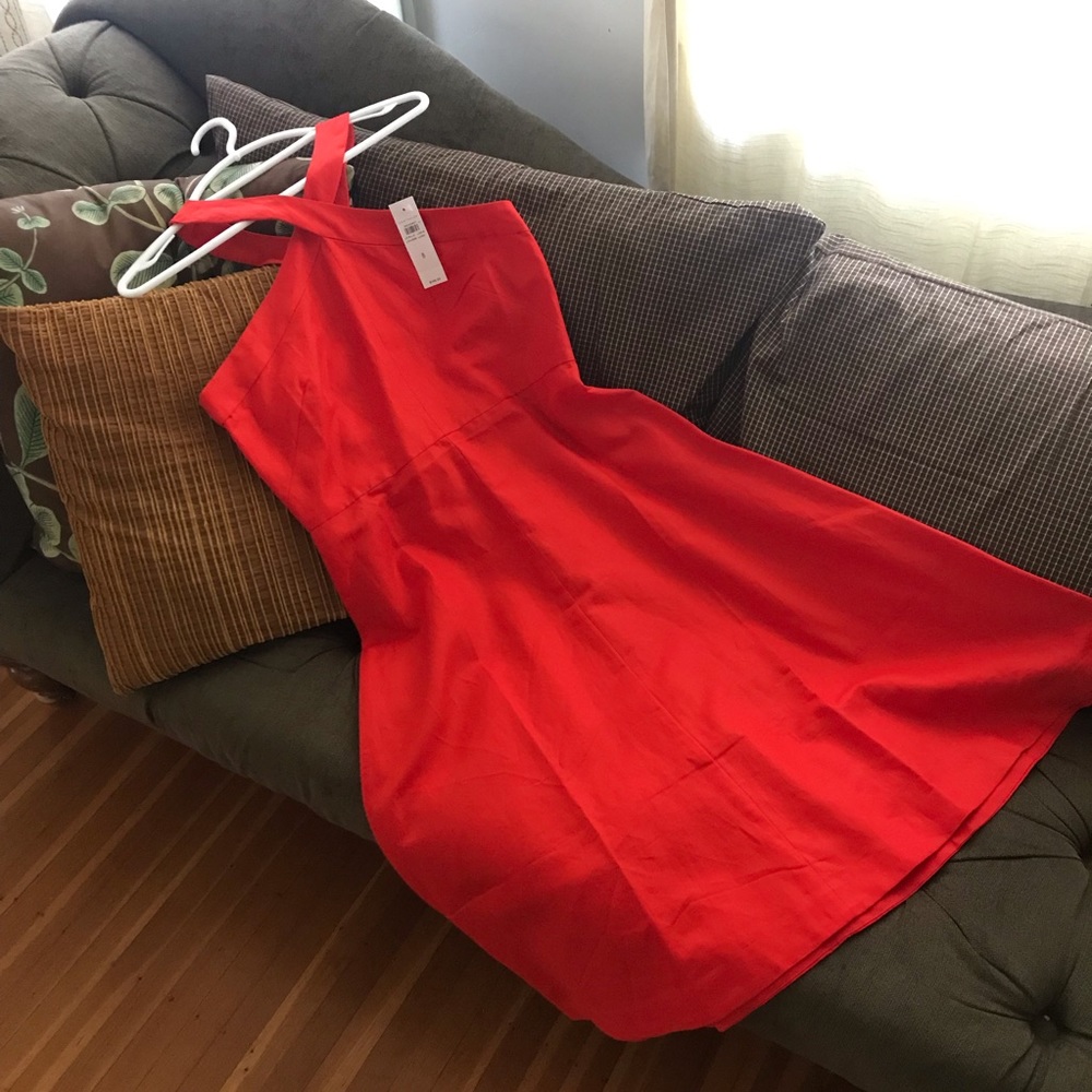 NWT Red Halter Dress